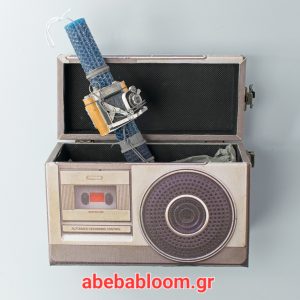 λαμπαδα με δερματινο κουτι φωτογραφικη μηχανη