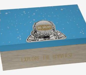 ξυλινο κουτι για ενθυμιο γεννας-βαφτισης σε σχεδιο επιλογης σας