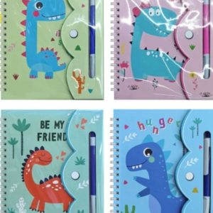 σημειωματαριο δεινοσαυρακια με στυλο